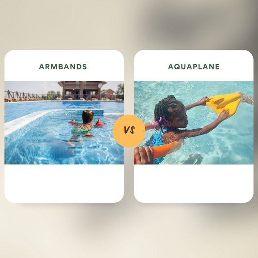 AquaPlane Swimming Aid vs Armbands